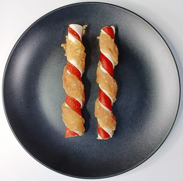 AS 3 Куряче м'ясо двох тонів на паличці, 1125 гр., ящ. 10 шт.