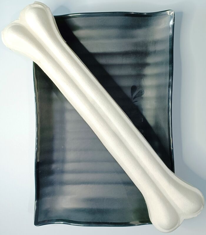 AB 5 Пресована кістка біла 30 см., уп 3 шт., ящ. 16 шт.